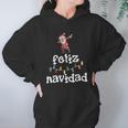 Feliz Navidad Christmas Dabbing Santa Spanish Gift Women Hoodie Gifts for Her