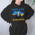 Fight Like Ukrainian I Stand With Ukraine Volodymyr Zelensky Men Women T-Shirt Graphic Print Casual Unisex Tee Women Hoodie Gifts for Her