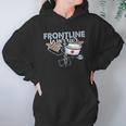 Frontline Warrior Nurse Proud Cna Healthcare Worker Gift Women Hoodie Gifts for Her