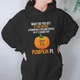 Funny Halloween Costume Math Teacher Pumpkin Pi Men Adult Women Hoodie Gifts for Her