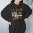 Funny Halloween Nurse Rn Medical Haldol Spell Medical Er Icu Women Hoodie Gifts for Her