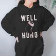 Well Hung Funny Christmas Stocking Offensive Humor Xmas Gifts Women Hoodie Gifts for Her