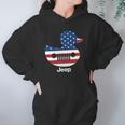 Jeep Duck American Flag Gift For Patriotic Women Hoodie Gifts for Her