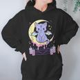 Kawaii Pastel Goth Cute Creepy Black Cat Men Women T-Shirt Graphic Print Casual Unisex Tee Women Hoodie Gifts for Her