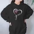 Liberty Flames Heart Jesus Apparel Women Hoodie Gifts for Her