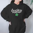 Lucky Mama St Patrick Day Mommy And Me Scoop Neck Women Hoodie Gifts for Her