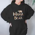 Mama Bear Mom Life Floral Heart Women Hoodie Gifts for Her