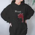 Merry Christmas Red Plaid Buffalo Moose Couples Matching Women Hoodie Gifts for Her