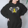 Neuroblastoma Awareness Ribbon Butterfly Women Hoodie Gifts for Her