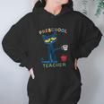 Pete The Cat With Coffee Preschool Women Hoodie Gifts for Her