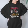 Proud Daughter Vietnam War Veteran American Flag Military Women Hoodie Gifts for Her