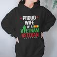 Proud Wife Vietnam Veteran Gift Veterans Day War Gift Graphic Design Printed Casual Daily Basic Women Hoodie Gifts for Her