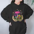 Psychedelic Magic Mushrooms Psilocybin Fungi Hippie Women Hoodie Gifts for Her