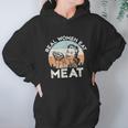 Real Women Eat Meat Funny Vintage Carnivore T-Shirt Women Hoodie Gifts for Her