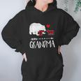 Red Plaid Grandma Bear Two Cubs Matching Buffalo Pajama Xmas Women Hoodie Gifts for Her