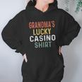 Retro Grandmas Lucky Casino Women Hoodie Gifts for Her