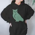 Sage Green Owl Silhouette Artwork Women Hoodie Gifts for Her