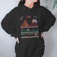 Santa Vs Krampus Pixel Art 8-Bit Christmas Women Hoodie Gifts for Her