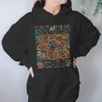 Sea Turtle Inspired By Mola Artwork Of Panama Kuna Women Hoodie Gifts for Her