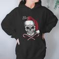 Skull Bah Humbug Christmas Funny Santa Women Hoodie Gifts for Her