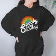 Spooky Scary Sunday Rainbow Funny Spooky Scary Sunday Trendy Funny Gift Women Hoodie Gifts for Her