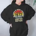 Vintage 1972 Limited Edition 50 Years Legendary Birthday Women Hoodie Gifts for Her