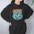 Vintage Route 66 Gas Station Road Sign Men Women T-Shirt Graphic Print Casual Unisex Tee Women Hoodie Gifts for Her