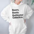 Bears Beets Battlestar Galactica Funny Sport Women Hoodie Gifts for Her