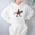 Cute Sloth Riding A Trex Tyrannosaurus Rex Women Hoodie Gifts for Her