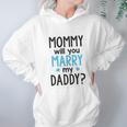 Heart Co Designs Cute Proposal Baby Onesie Mommy Will You Marry My Daddy Baby Clothes Women Hoodie Gifts for Her