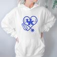 Heartbeat Love Kentucky Wildcats Nurse Women Hoodie Gifts for Her