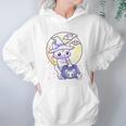 Womens Kawaii Pastel Goth Cute Creepy Witch Cat Wicca V-Neck Women Hoodie Gifts for Her