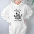 Namaste 6 Feet Away Sloth Social Distancing Women Hoodie Gifts for Her