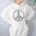 Neutral Boho Yoga Ornate Mandala Peace Sign Hippie Women Hoodie Gifts for Her