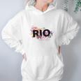 Rio De Janeiro Brazil Vacation With Tropical Hibiscus Flower Women Hoodie Gifts for Her