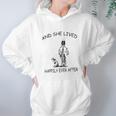 And She Lived Happily Ever After Funny Horse Dogs Women Hoodie Gifts for Her