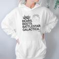 Squatch King Threads Bears Beets Battlestar Galactica Women Hoodie Gifts for Her