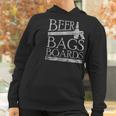 Beer Bags Boards Funny Cornhole T-Shirt Women Hoodie Gifts for Women