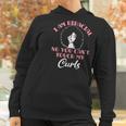 Womens I Am Biracial Funny Curls Mixed Race Girl Multiracial Ethnic V-Neck Women Hoodie Gifts for Women