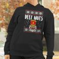 Deez Nuts Nutcracker Funny Ugly Christmas Sweater Meme Gift Women Hoodie Gifts for Women