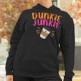 Dunkie Junkie Funny Coffee Cup Coffee Lovers Women Hoodie Gifts for Women