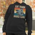 Eat Trash Dodge Cars Retro Raccoon Trash Panda Funny Raccoon Women Hoodie Gifts for Women