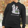 Fla La La Llama Pitbull Is Riding Llama FunnySh Women Hoodie Gifts for Women