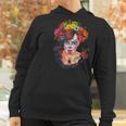 Flowers Sugar Skull Day Of The Dead Dia De Muertos Womens Women Hoodie Gifts for Women