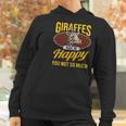 Giraffes Make Me Happy Giraffe Lover Gift Women Hoodie Gifts for Women