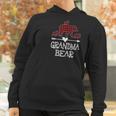 Grandma Bear Three Cubs Red Plaid Grandma Christmas Women Hoodie Gifts for Women