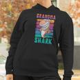 Grandma Shark Funny Retro Vintage Grandmother Women Hoodie Gifts for Women