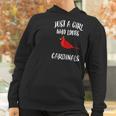 Just A Girl Who Loves Cardinals Bird Birding Gift Women Hoodie Gifts for Women