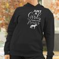 Just A Girl Who Loves Horses Equine Bareback Women Hoodie Gifts for Women