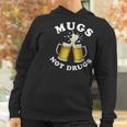 Mugs Not Drugs Funny St Patricks Day Beer Women Hoodie Gifts for Women